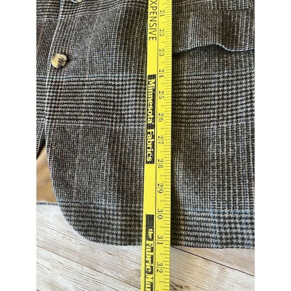 BILL BLASS 100% Camel Hair Men’s Blazer 42R Gray Jacket EUC Dillard’s Plaid Soft - Picture 15 of 16